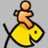 Pixelated icon shows orange stick figure riding yellow fish on gray background, with black text 'yeahh buddyy :(' on white side.