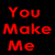 A 2x2 contact sheet of a four-part animated icon with text in red, green, blue, and gray sections on black, pink, yellow, and transparent backgrounds.