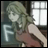 Pixelated anime-style character with long green hair in a room with a window, next to text reading "AnimeIM" and "com" on black background.