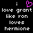 Black background with white pixelated text and a pink heart symbol, arranged in a -like layout with repeated phrases