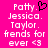 Pixelated text on bright pink background with black heart symbol above 'Patty.' and '<3' below.