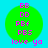 Four identical green circular icons with pink text on a cyan background, each displaying 'BB', 'DD', 'PEY', 'PBS', and 'love yo' in pixelated font.