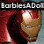 A red and gold armored figure's head with a glowing arc reactor, partially obscured by text overlays in various positions.