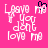 Pixelated text on bright pink background with one frame showing a black pixelated heart above the text.