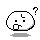 Four pixelated white cloud-shaped figures with black outlines, each displaying distinct facial expressions and a question mark above them on a gray background.