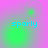 A four-quadrant displays the word 'sparly' in cyan text over a pink and green gradient background with subtle circular patterns