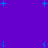 Blue plus signs of varying sizes scattered across a solid purple background, with some signs appearing to pulse or flicker.