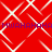 Red background with white diamond-shaped pattern and purple text reading "MWAHAHAHA MWAHAHAHA" in two horizontal bands