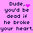 Pixelated text on a pink background with animated heart and sparkle effects replacing punctuation.