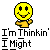 Yellow pixelated smiley face with black eyes and mouth, wearing a yellow shirt, positioned above text phrases on a gray background.