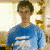 A 2x2 contact sheet of a pixelated animated icon featuring a person in a blue shirt performing dance moves with overlaid text reading "I've Been Practicing Some New Dance Moves".