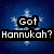 Blue background with white snowflakes and black text reading 'Got' above holiday names in white text on black bars.