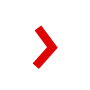 Four of four right-pointing chevron arrows in varying red shades on a white background
