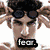 Six display a swimmer in various poses with text overlays: adjusting goggles, open-mouthed surprise, victory pose, focused downward gaze, and arms crossed