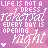 Pixelated text on a purple-pink gradient background with white lettering and small heart symbol.