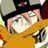 A 48x48 pixel animated buddy icon featuring a cartoon character in yellow clothing and black helmet on the left, with "Anime IM" text on a black background on the right.