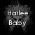Four grayscale buddy icons arranged in a , each with a smoky background and white text or symbols