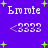 Purple background with white pixelated text 'Bromie' and '<3333', green plus signs scattered throughout, some plus signs have small yellow dots near them.