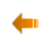 Orange and brown arrow icons in various orientations and sizes displayed in a