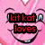 A four- of pixelated images with overlaid text: a pink cartoon character, a woman in a pink dress, a group of women, and a woman in a pink dress with text