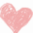 Four quadrant with pink heart, green background text 'heey', red background text 'its', blue background text 'ashleyy :]'