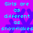 Pixelated cyan text on purple background reads 'Girls are as different as snowflakes' with blue snowflake symbols behind the text.
