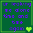 Green background with purple text reading 'ur leaivng me alone time and time again' and a single green heart icon in the bottom-right corner.
