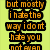 Pixelated orange text on black outlines against a light green background, arranged in two vertical with partial words and phrases