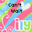 Pixelated icon with diagonal pink, blue, and green stripes; white swirls on left; 'iLY' text in center; black text reading 'Can't Wait', 'Till', and '12/17/07'.