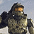 A 48x48 pixel buddy icon split into two frames showing a character in armor and a blue number three logo on black background.