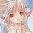 A pixelated anime-style character with light hair and pink ears on the left, next to a black background with white text "Anime IM" and stylized signature on the right.