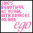nine identical displays pink pixelated text reading "SHE'S BEAUTIFUL AS USUAL WITH BRUISES ON HER" above a cursive "ego" in matching color