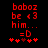 Red pixelated text and symbols on black background with animated heart pattern changes.