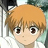 A pixelated anime-style character with light brown hair and large eyes appears on the left side of a contact sheet, while the right side displays stylized text "Anime IM" and "COM" against a black background.