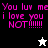 Pixelated pink text on black, white, and gray backgrounds with a star icon changing from white to black.