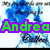Animated icon with alternating blue and red visual elements, featuring overlaid green text on purple backgrounds.