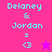 Pixelated text and symbols on a split background with two color variations of the same design.