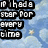 Pixelated text overlays on a blue sky background with white clouds, displaying phrases about stars and galaxies.