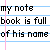 A static image of a handwritten note on lined paper with red heart symbols and text about love, displayed as part of an animated contact sheet.
