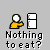 Pixel art icon with four showing a yellow figure interacting with objects and text, including "Nothing to eat?" and "Eat Out"