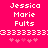 Pixelated text and symbols on a bright pink background with two identical side-by-side sections of names, numbers, and hearts.