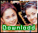 Animated sequence of two women in headsets smiling, with green 'Download' text below, showing subtle facial expression changes across frames.