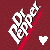 Pixelated white heart-shaped icon with red diagonal line on maroon background, two variations showing different heart outlines.