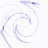 A static pixelated image of a light purple spiral with darker blue accents on a white background, featuring no text or distinct objects.