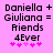 Pixelated text on pink background with two identical phrases and five pink stars below each phrase, one star slightly lighter than others.