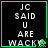 Four identical pixelated display text and a green alien icon on black backgrounds with green borders