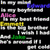Static pixel art grid of small icons with colored text labels on black background, including pink 'Alicia', yellow 'Freddy', and green 'Jesse' among gray shapes.