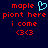 A static pixel art image with red text and a cyan heart symbol on a dark blue background, showing identical left and right sections.