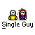 Animated contact sheet of a pixel art buddy icon sequence showing character interactions and emotional changes across 20 frames with "IT'S OVER" text bubble in the first frame.