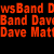 Animated contact sheet showing multiple frames of a Dave Matthews Band promotional graphic with text and images, including live event details and band-related visuals.